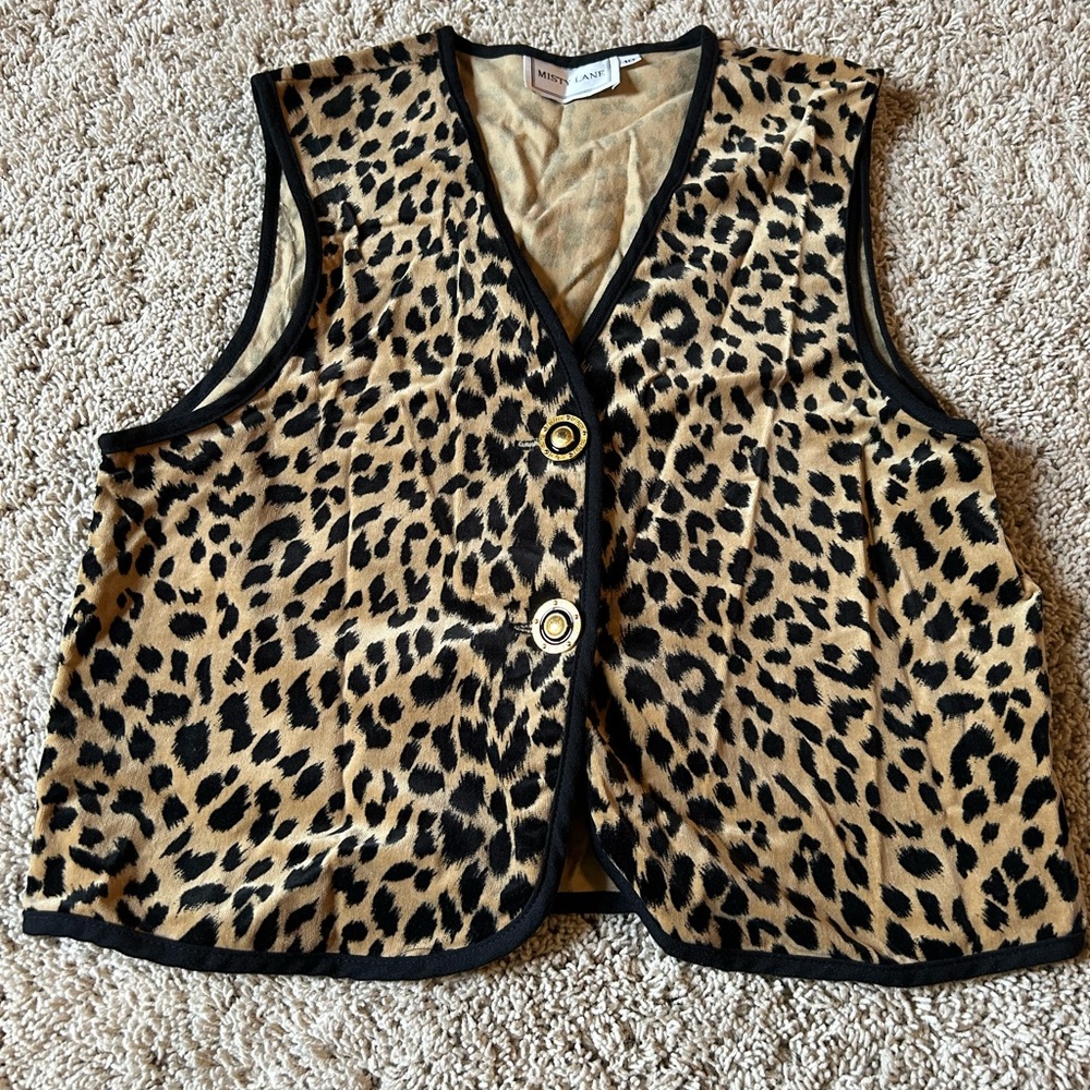 Vintage Misty Lane vest size 10